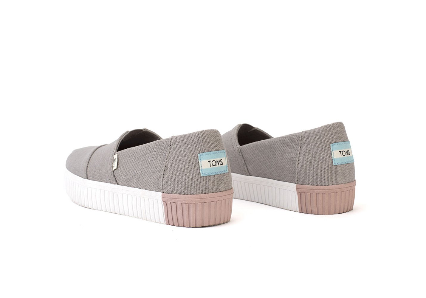 Toms Espadryle Damskie Szare - Alpargata Indio Slip On - 46KTQFMZI